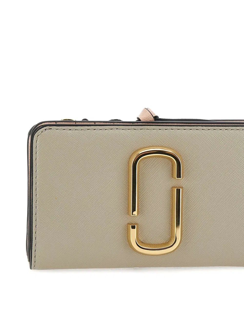 Compact leather wallet