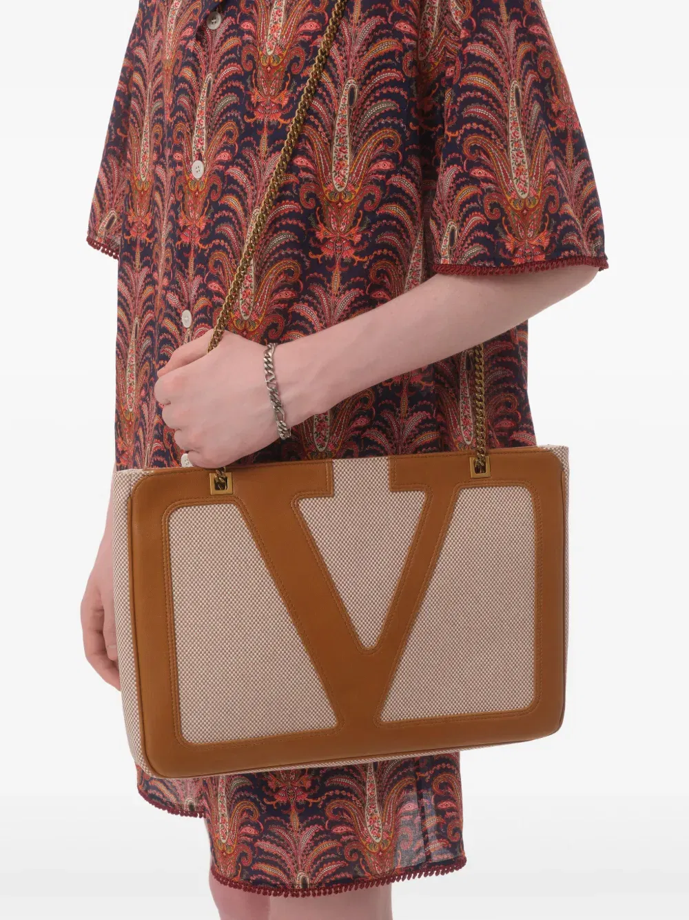 Voyage Imaginaire-print bowling shirt