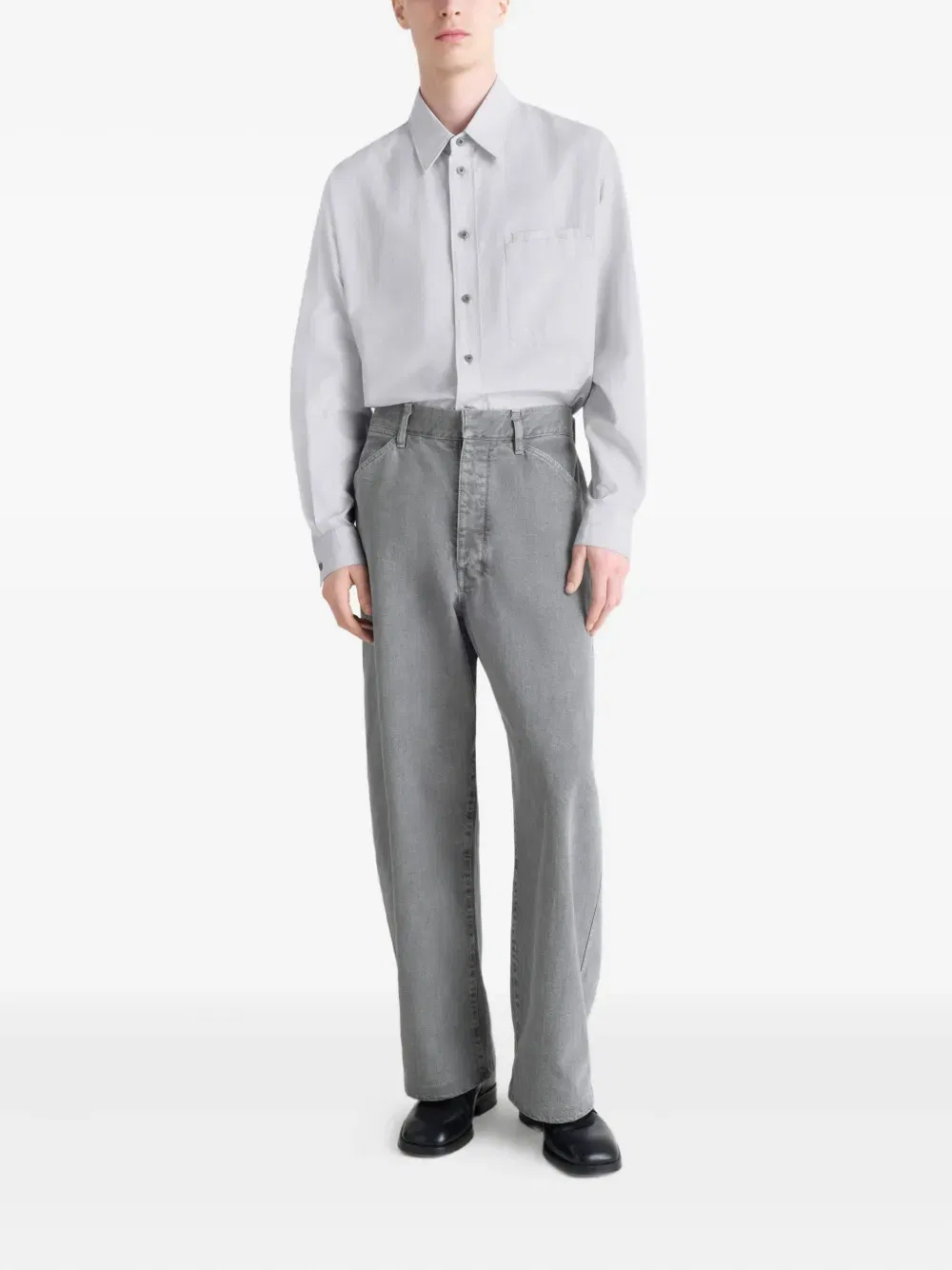 double-pocket shirt