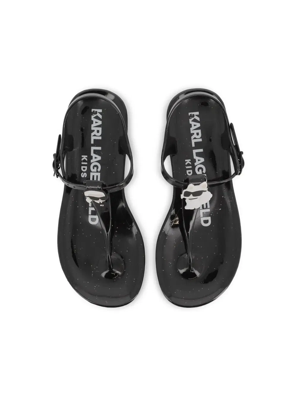 Ikonik Karl-patch sandals