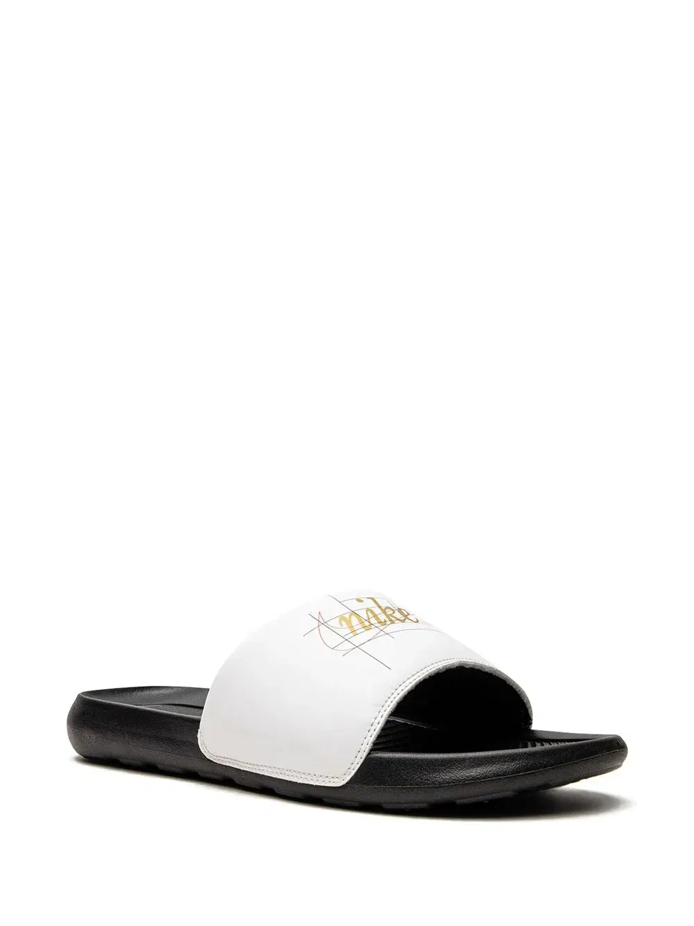 Victori One logo-print slides