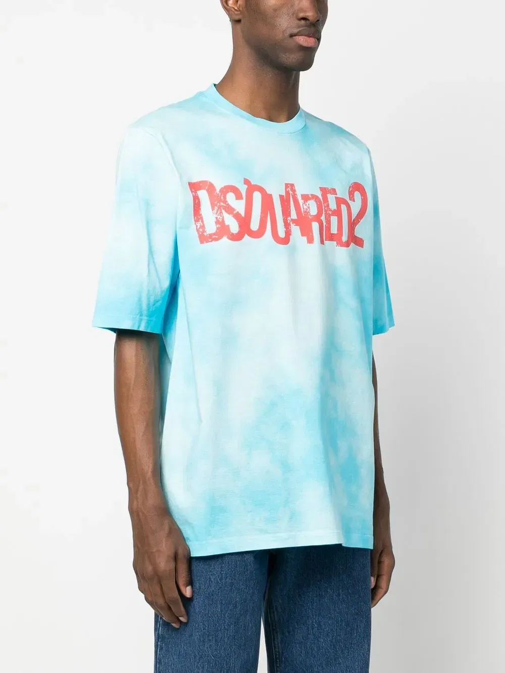 logo-print tie-dye T-Shirt
