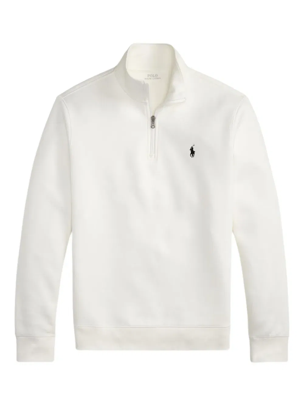 Double-knit quarter-zip pullover