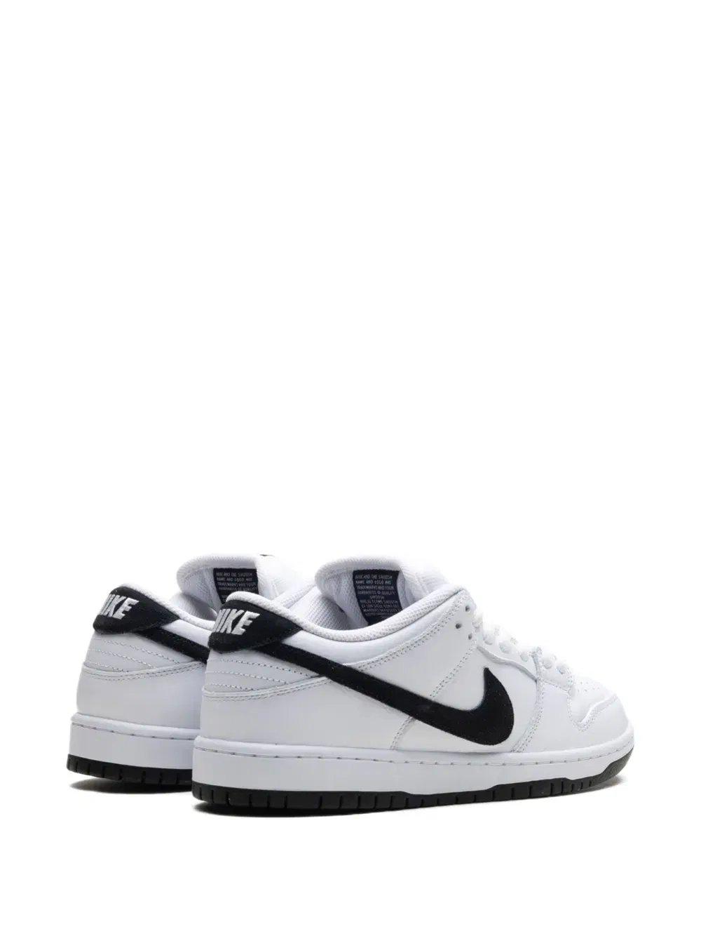 SB Dunk Low "White/Black" sneakers