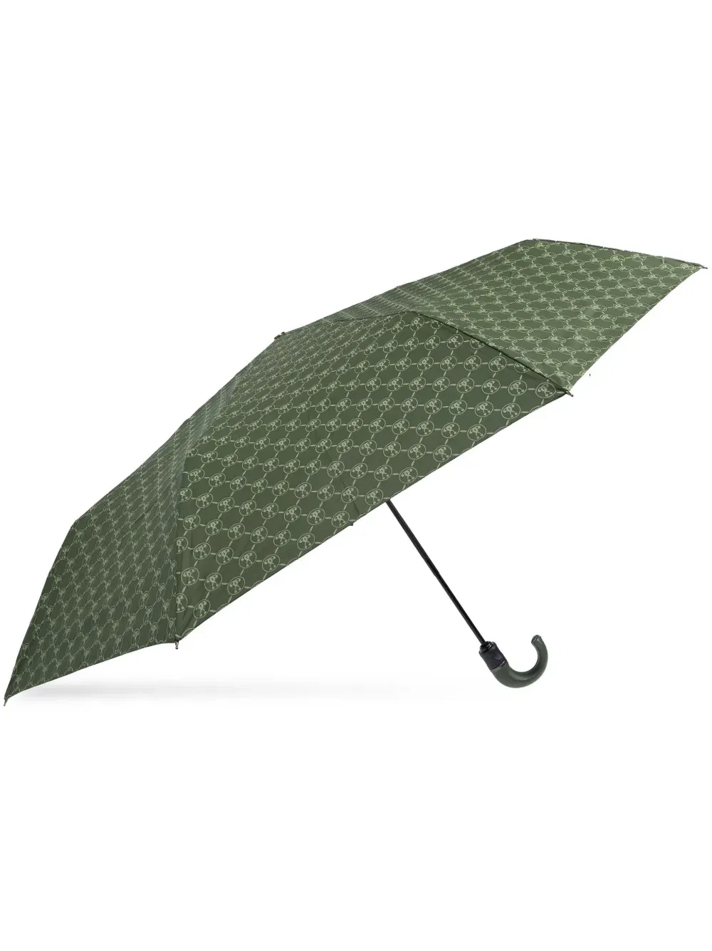monogram-print crook-handle umbrella