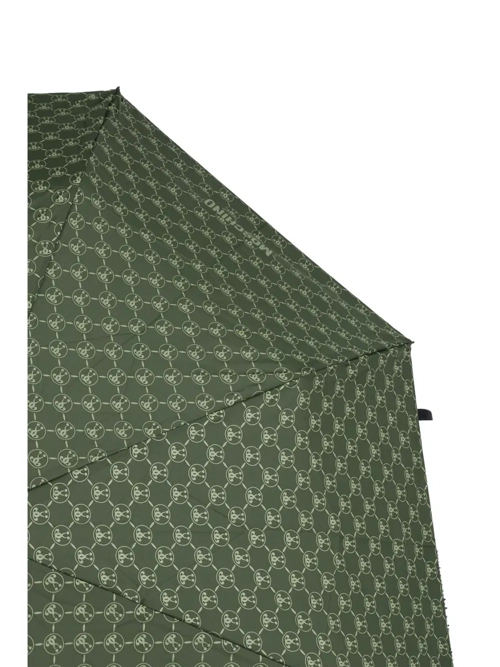 monogram-print crook-handle umbrella