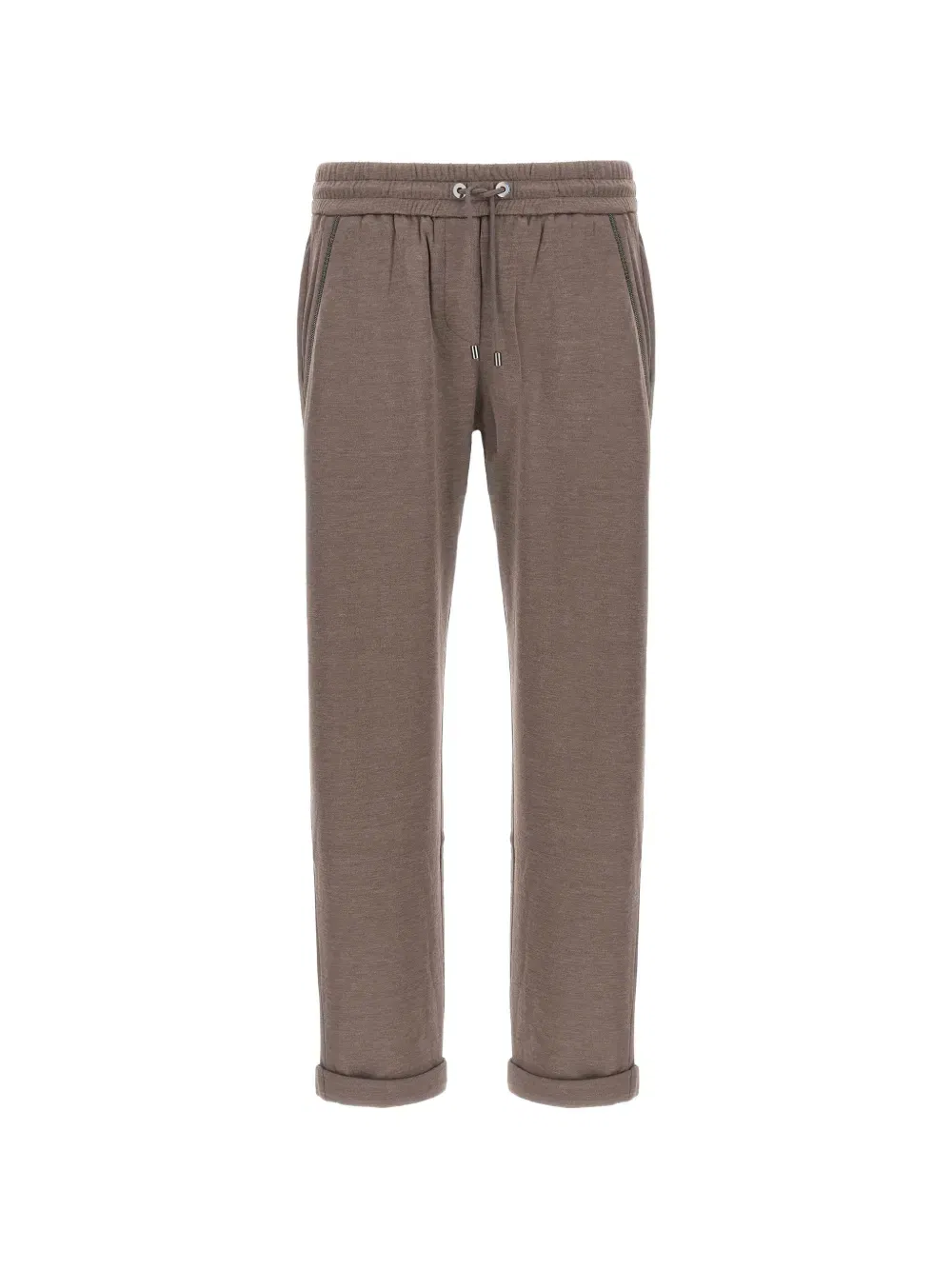 elasticated monile detail trousers