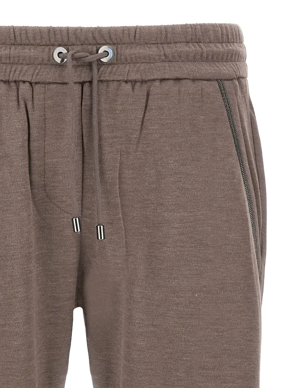 elasticated monile detail trousers