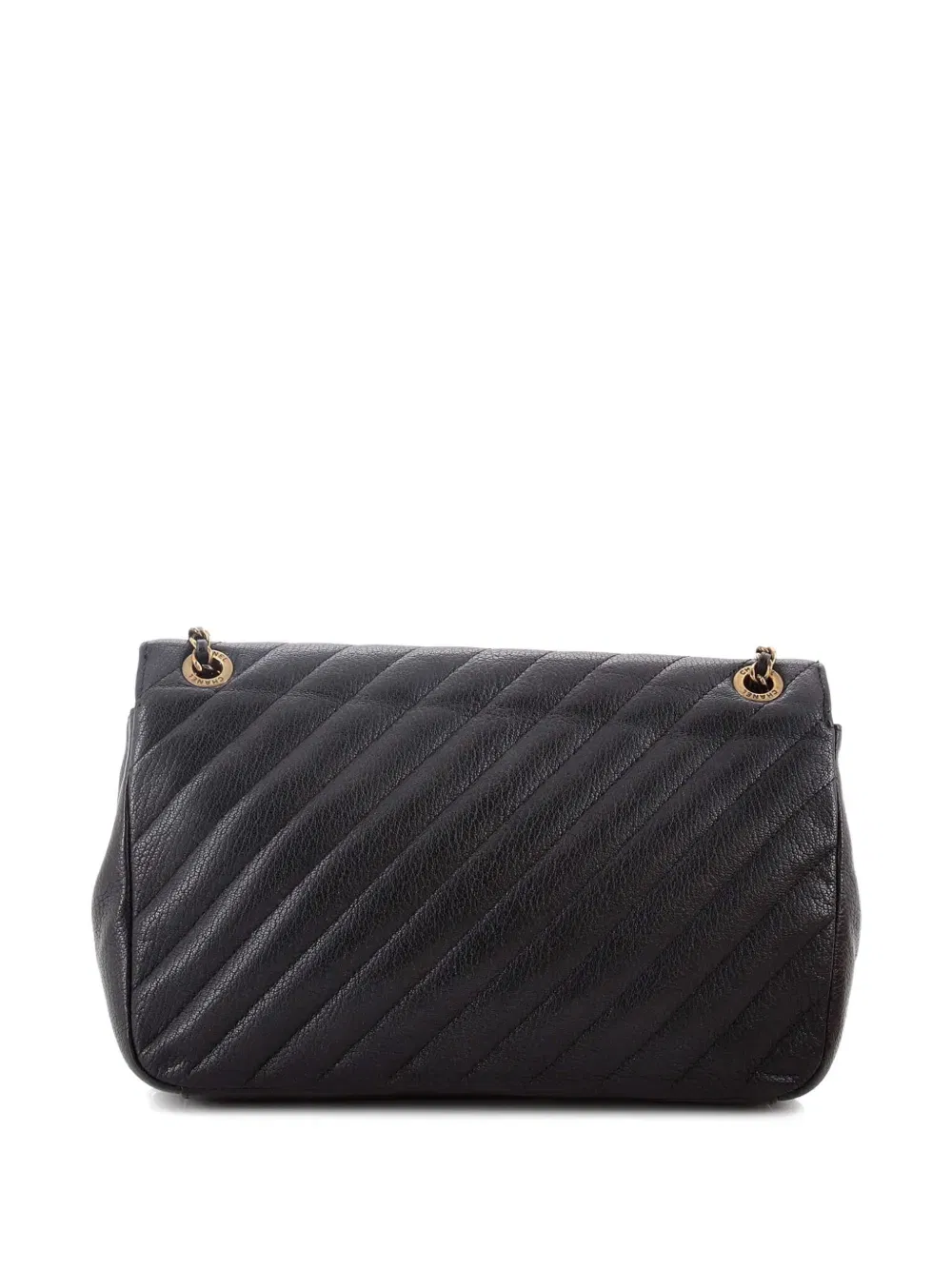CC Flap Bag Diagonal Quilted Goatskin Medium shoulder bag