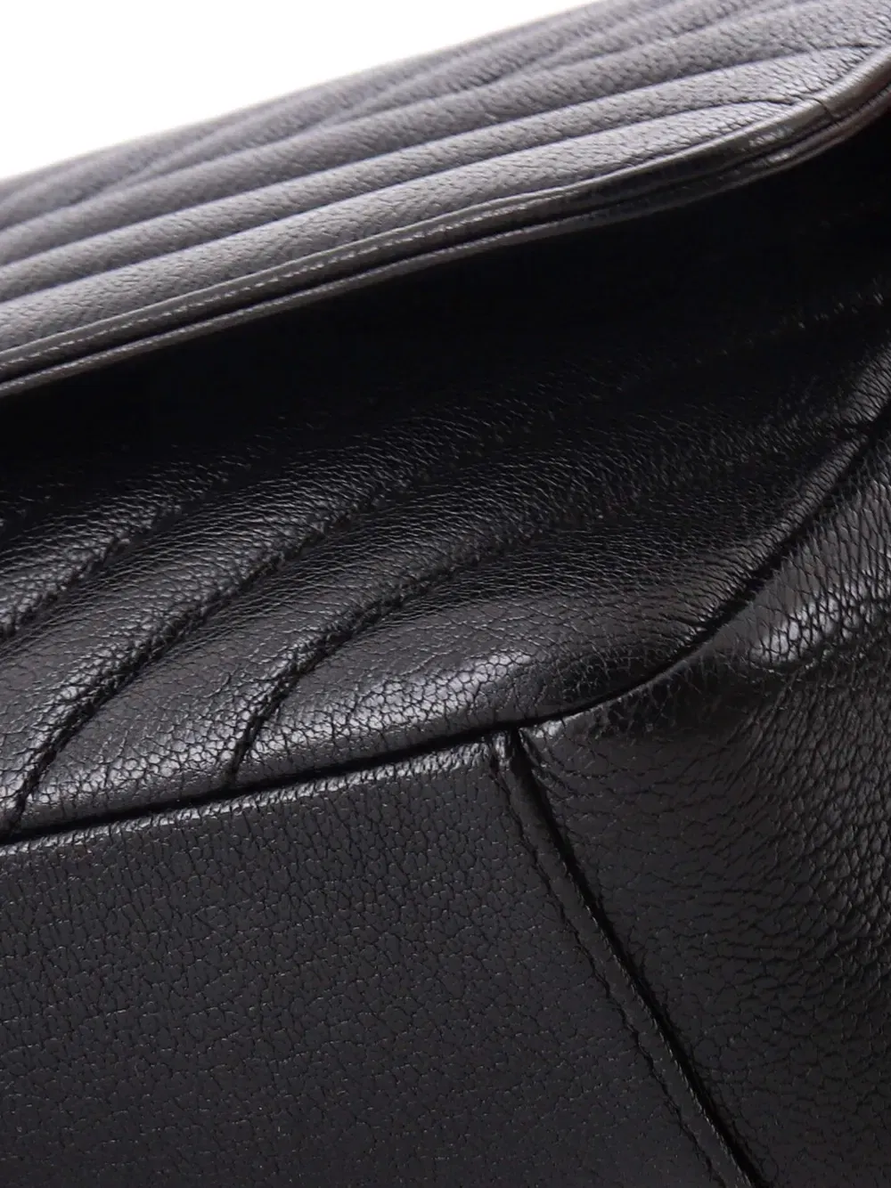 CC Flap Bag Diagonal Quilted Goatskin Medium shoulder bag