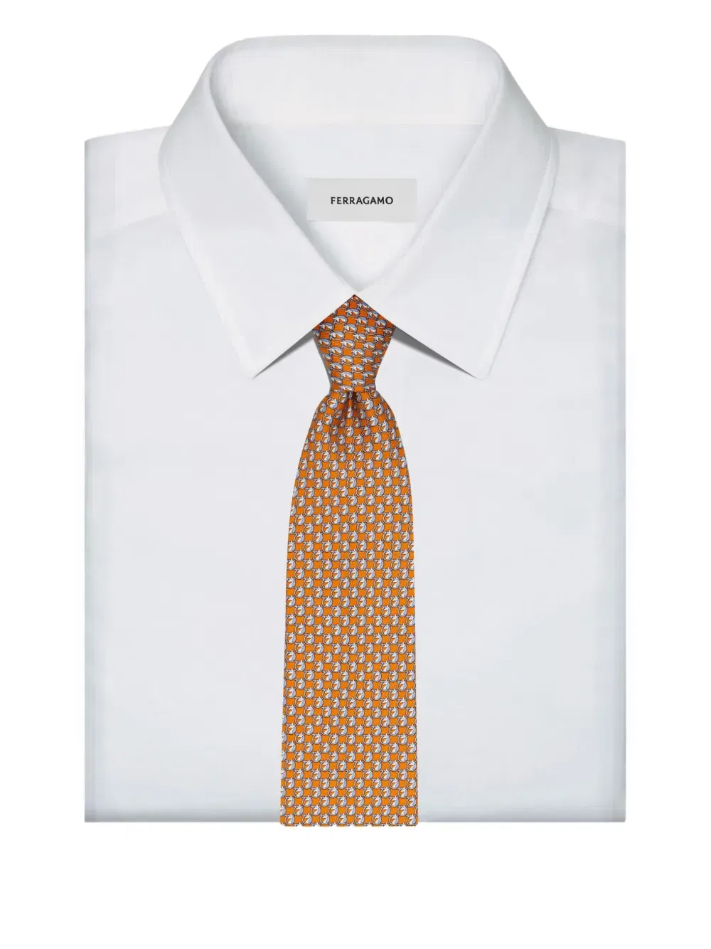 gancini-horse-print tie