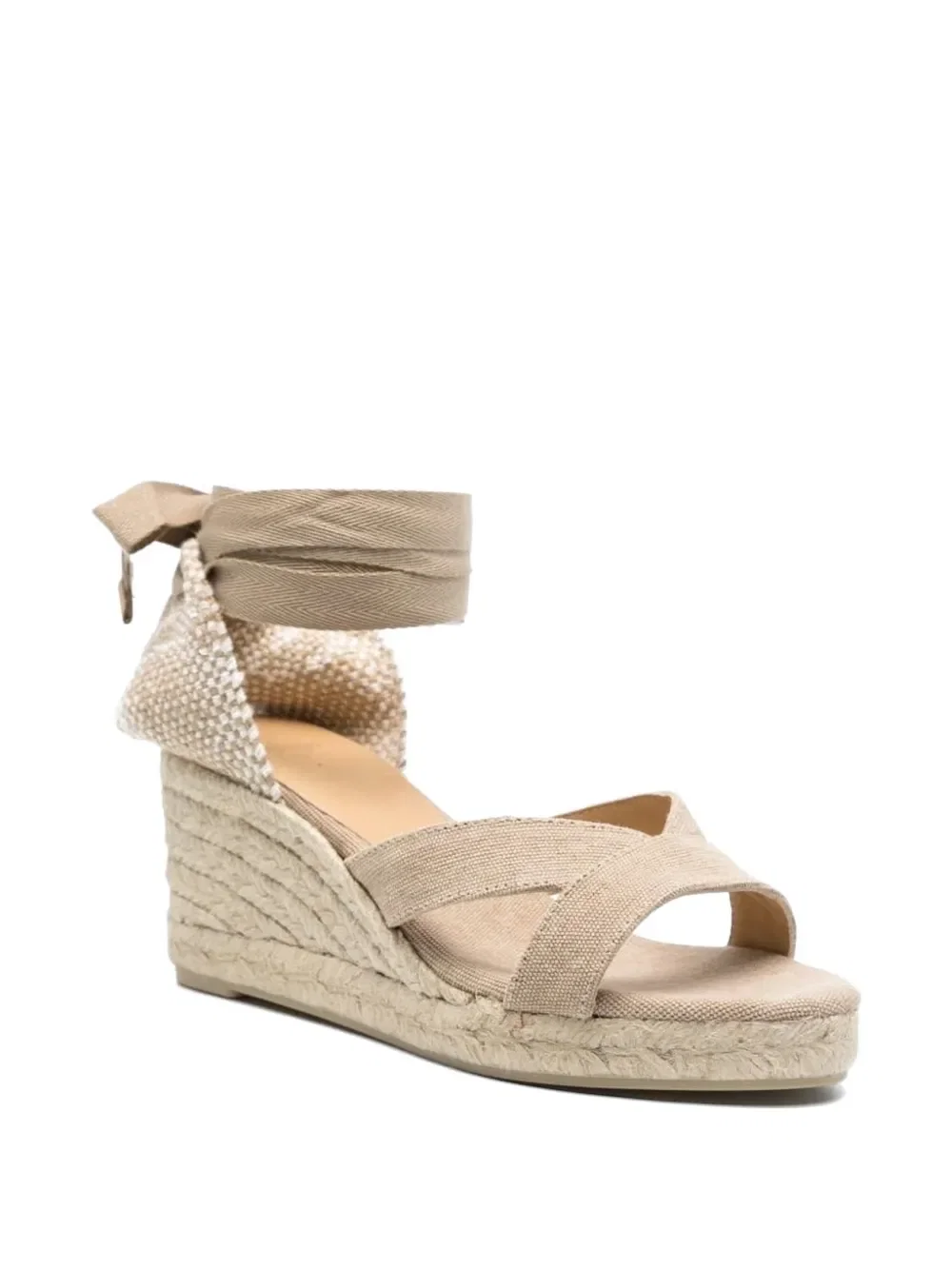 Bailey cross-strap beaded espadrilles