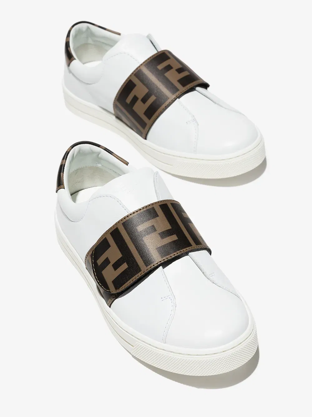 logo-strap low-top sneakers