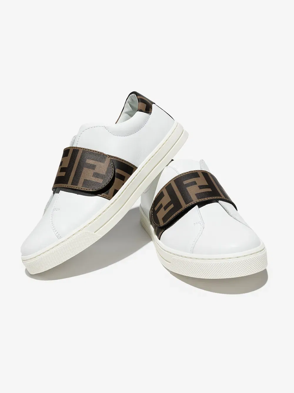 logo-strap low-top sneakers