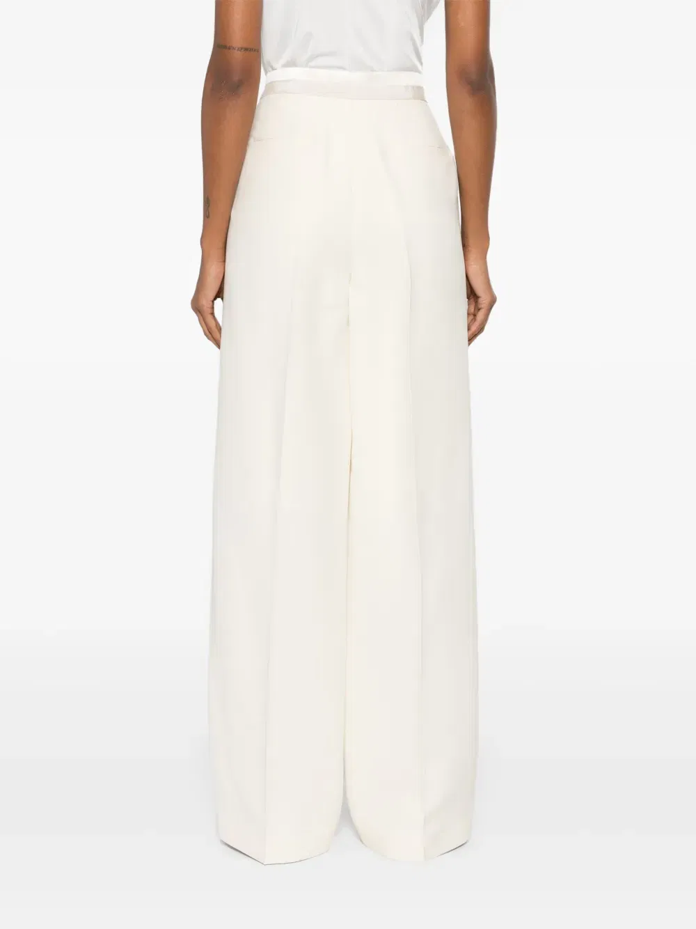 panelled wide-leg trousers