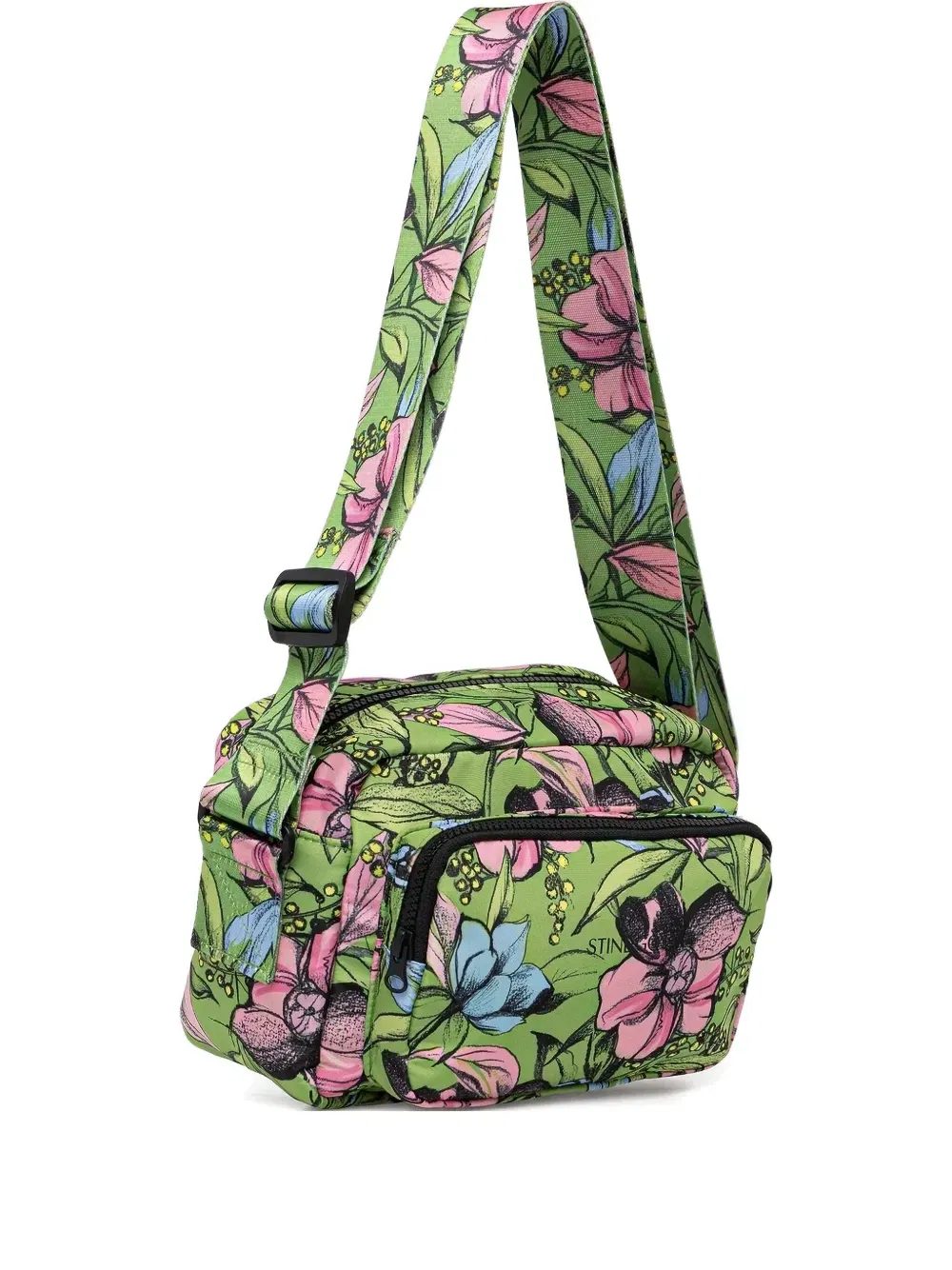 floral-print cross body bag