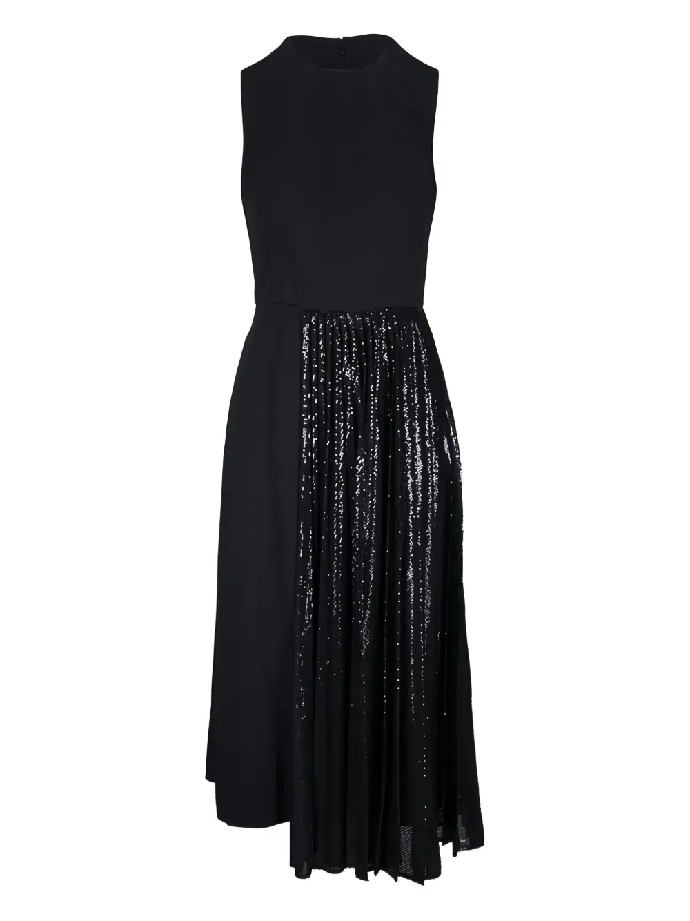 sequin pleated dress
