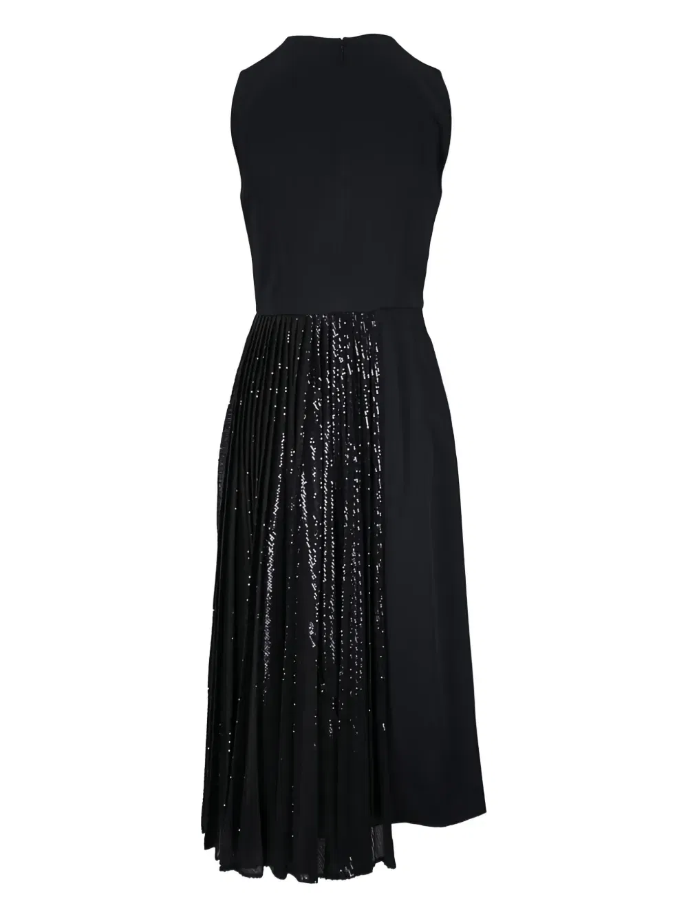 sequin pleated dress