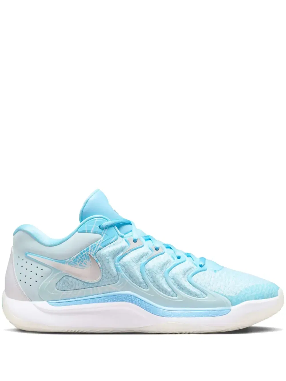 KD17 "Christmas - Aquarius Blue/Glacier Blue/Metallic Silver" sneakers