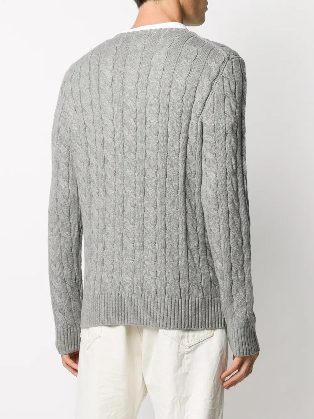 cable knit knitted sweatshirt