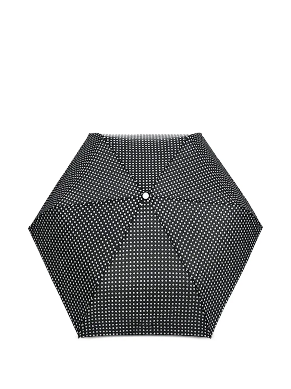 polka-dot umbrella
