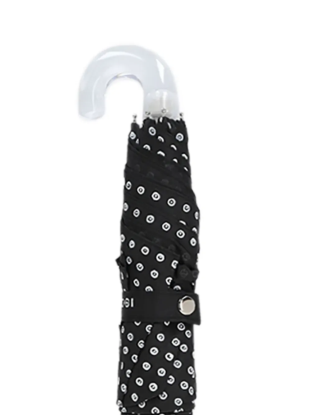 polka-dot umbrella