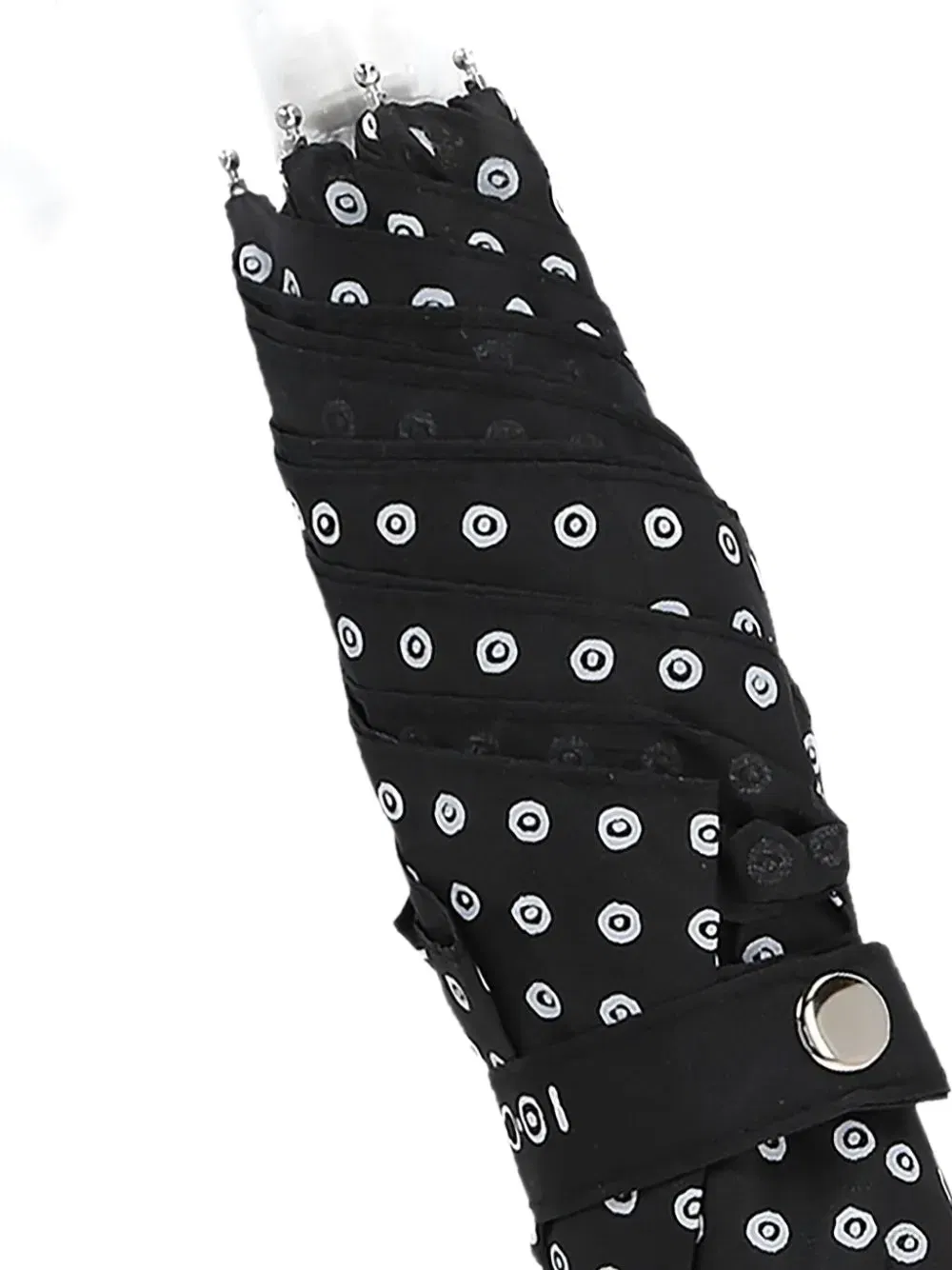 polka-dot umbrella