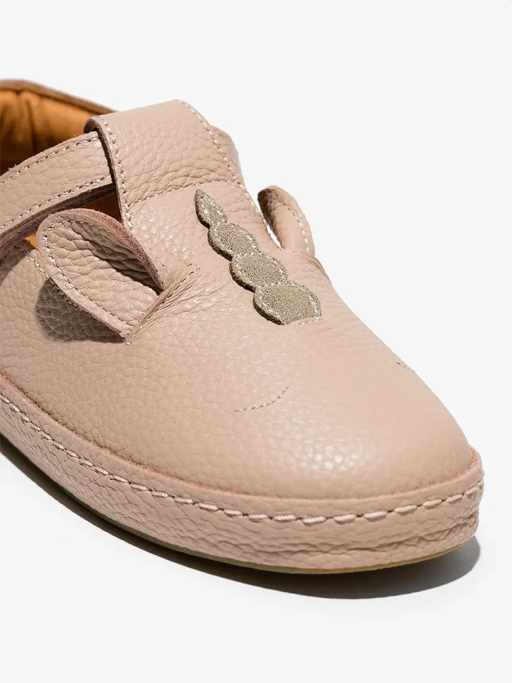 glitter applique strap loafer