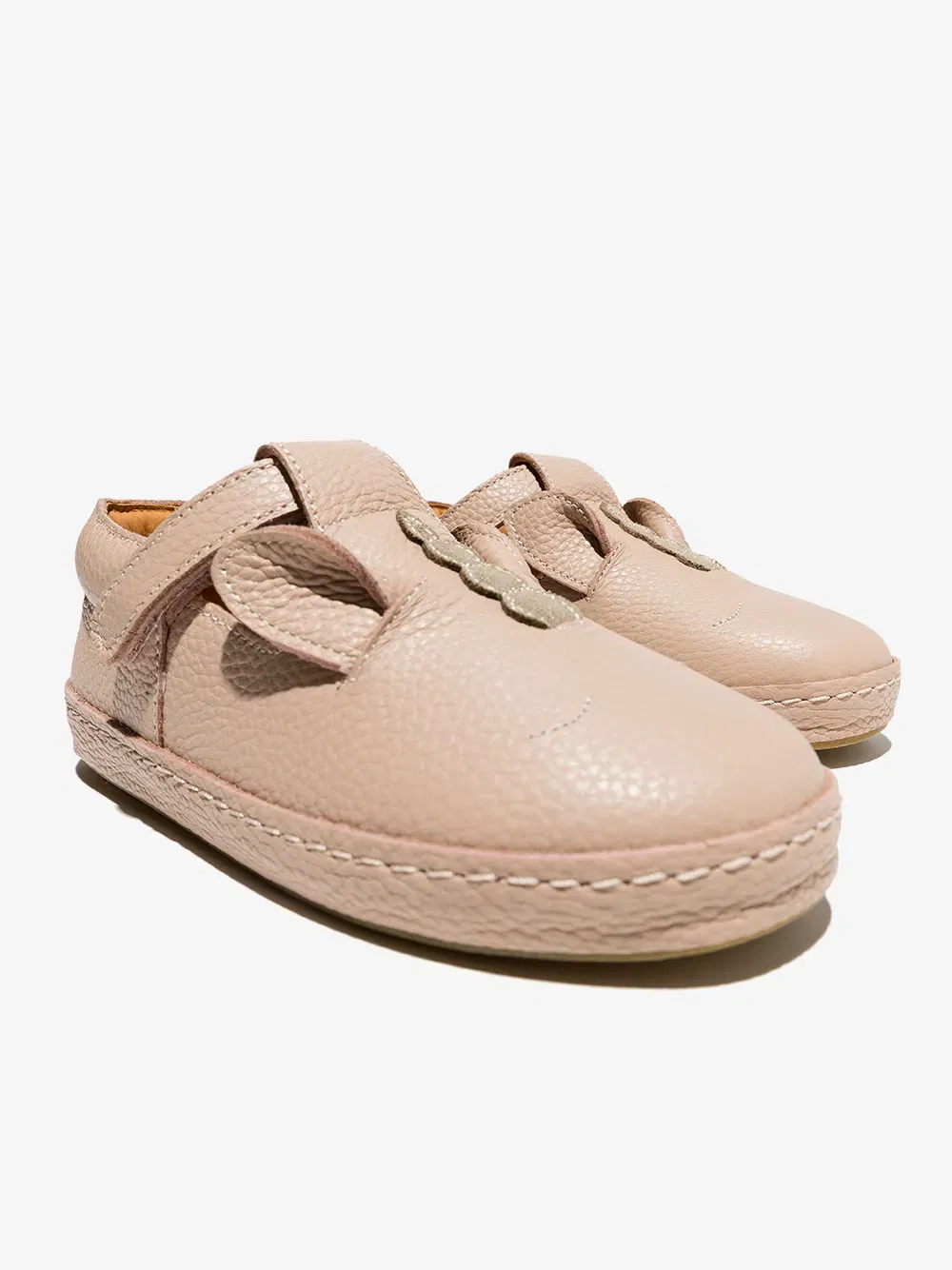 glitter applique strap loafer