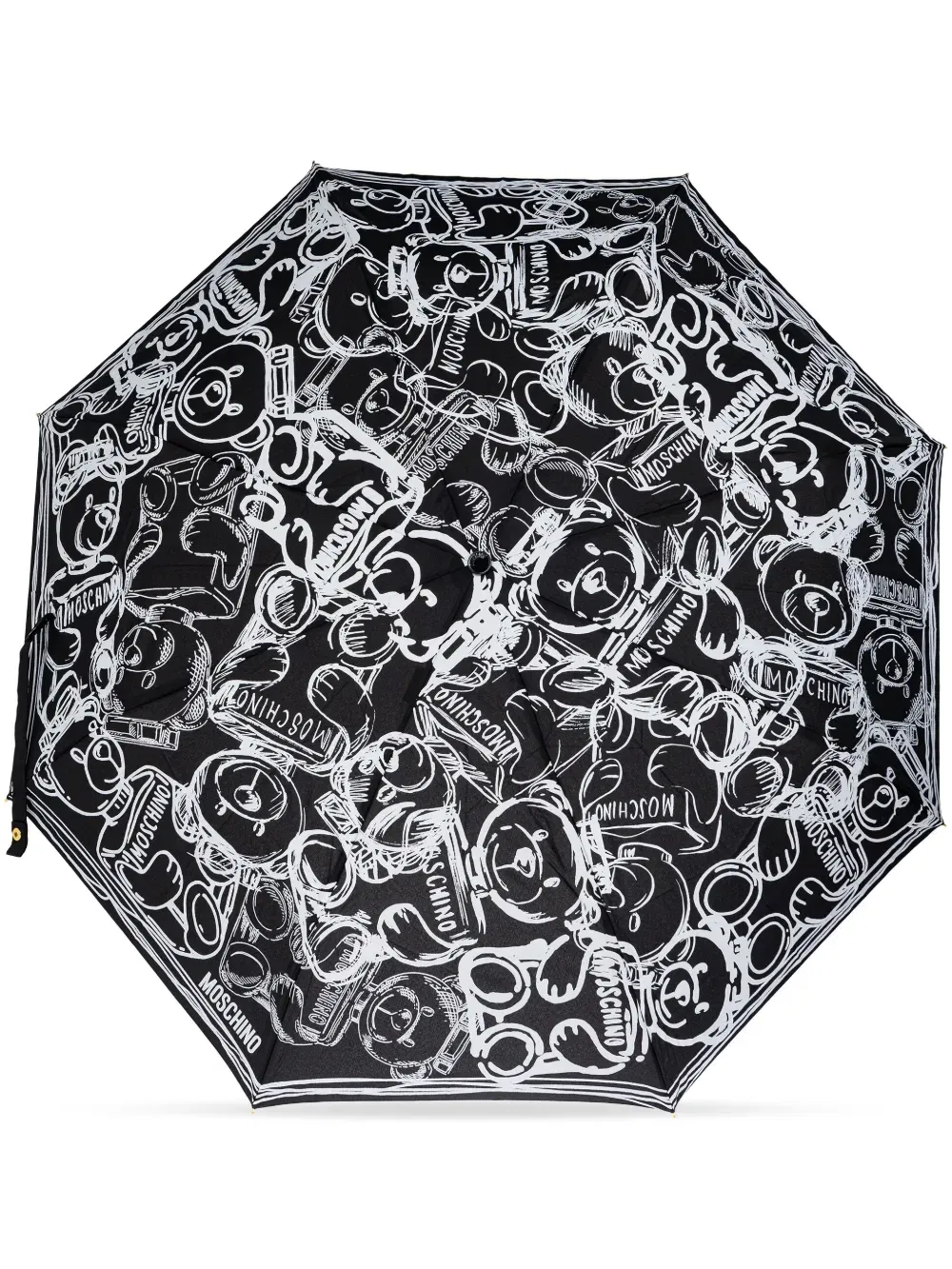 teddy bear-print umbrella