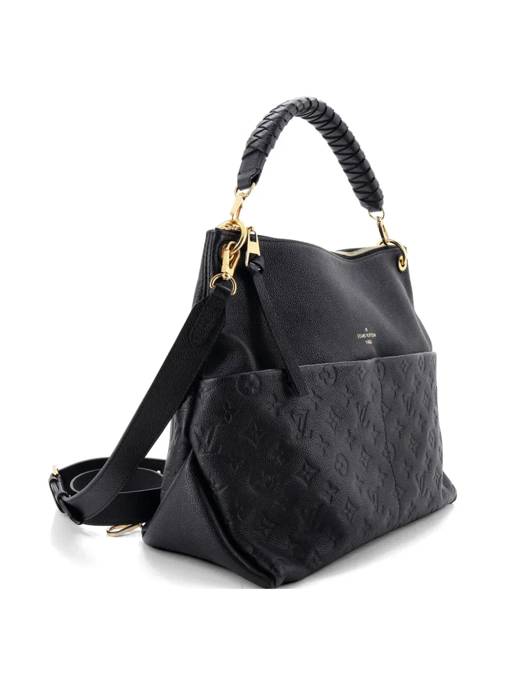 Maida Handbag Monogram Empreinte Leather hobo bag