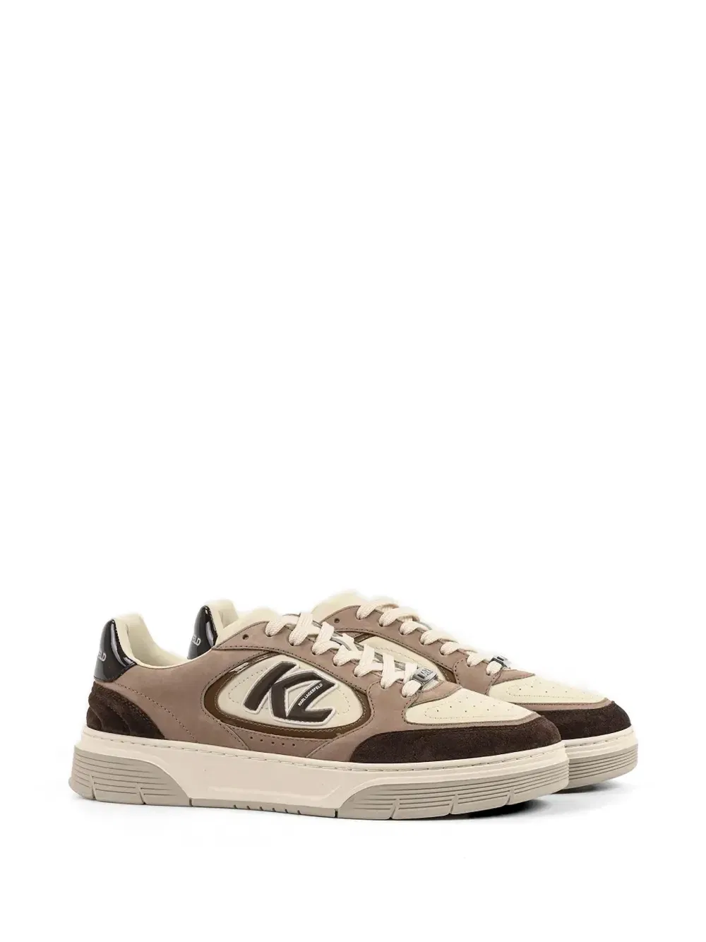 Kourtney logo-patch panelled sneakers
