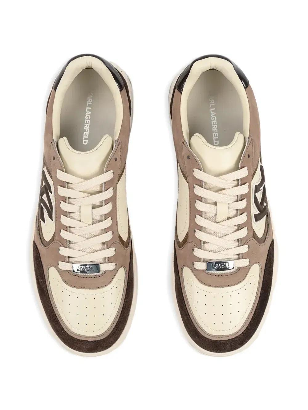 Kourtney logo-patch panelled sneakers
