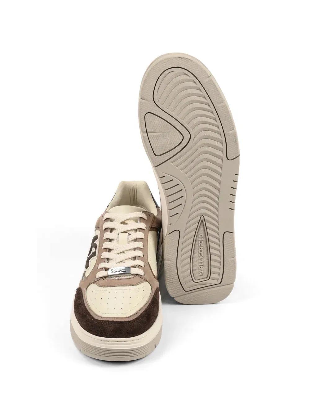 Kourtney logo-patch panelled sneakers