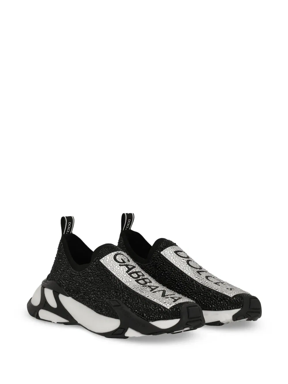 Fast rhinestone-embellished sneakers