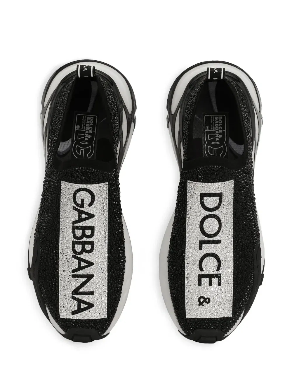 Fast rhinestone-embellished sneakers