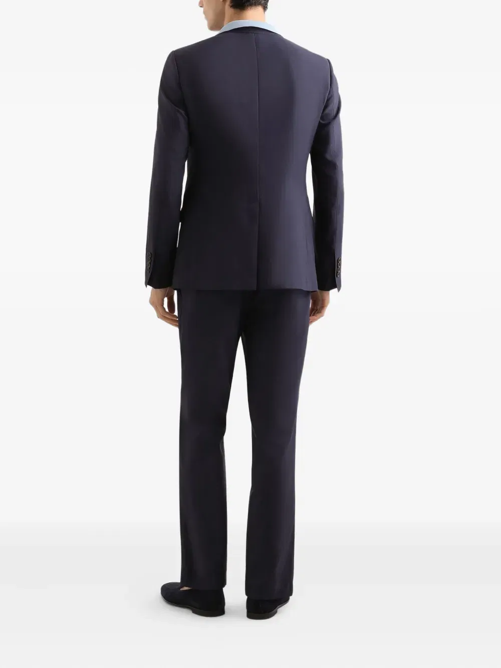 peak-lapel tailored blazer