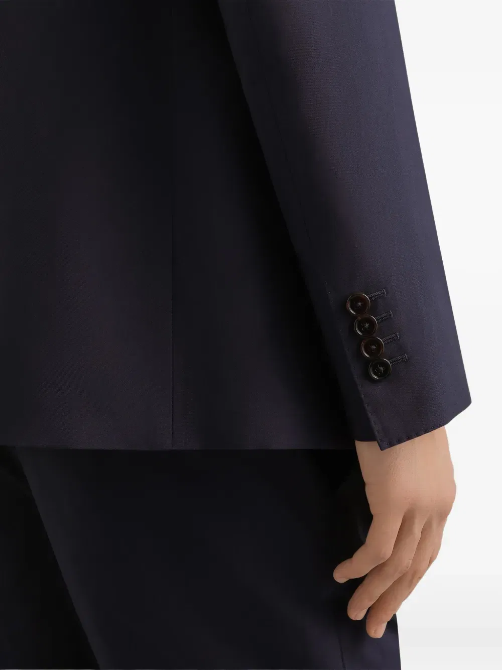 peak-lapel tailored blazer