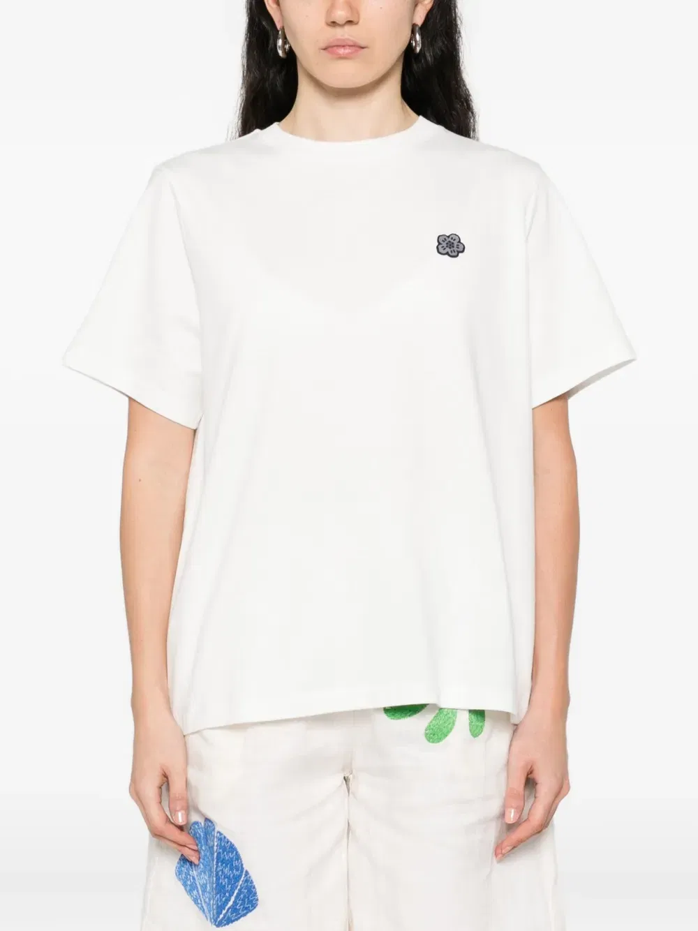 Boke Flower flower-embellished cotton T-Shirt