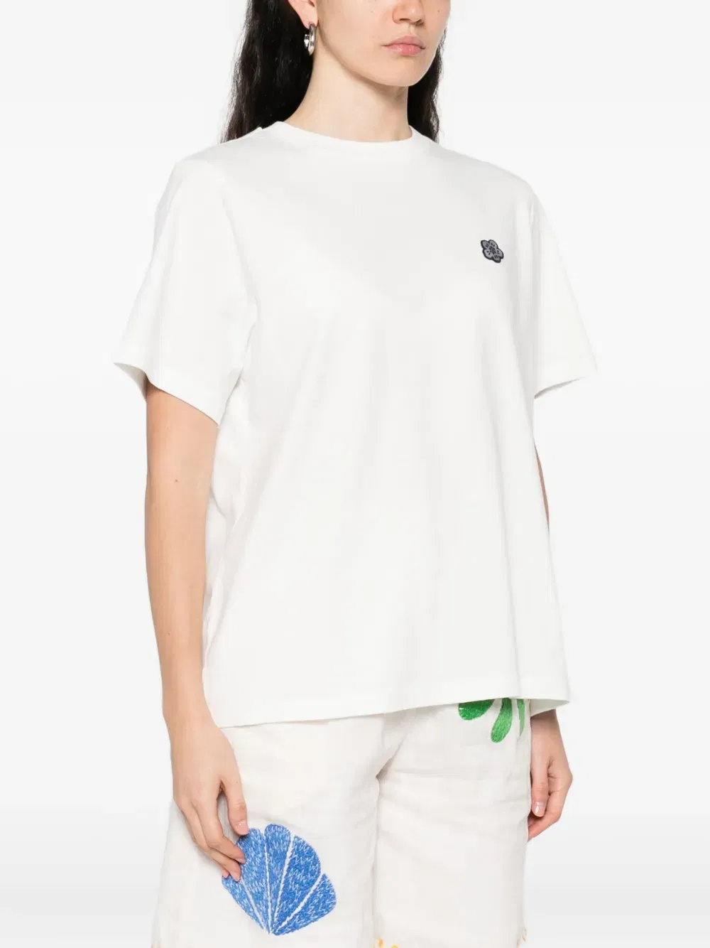 Boke Flower flower-embellished cotton T-Shirt
