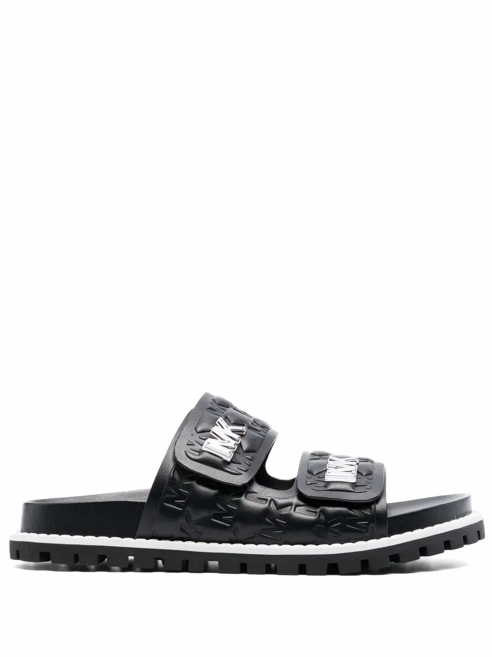 Stark debossed-logo sandals