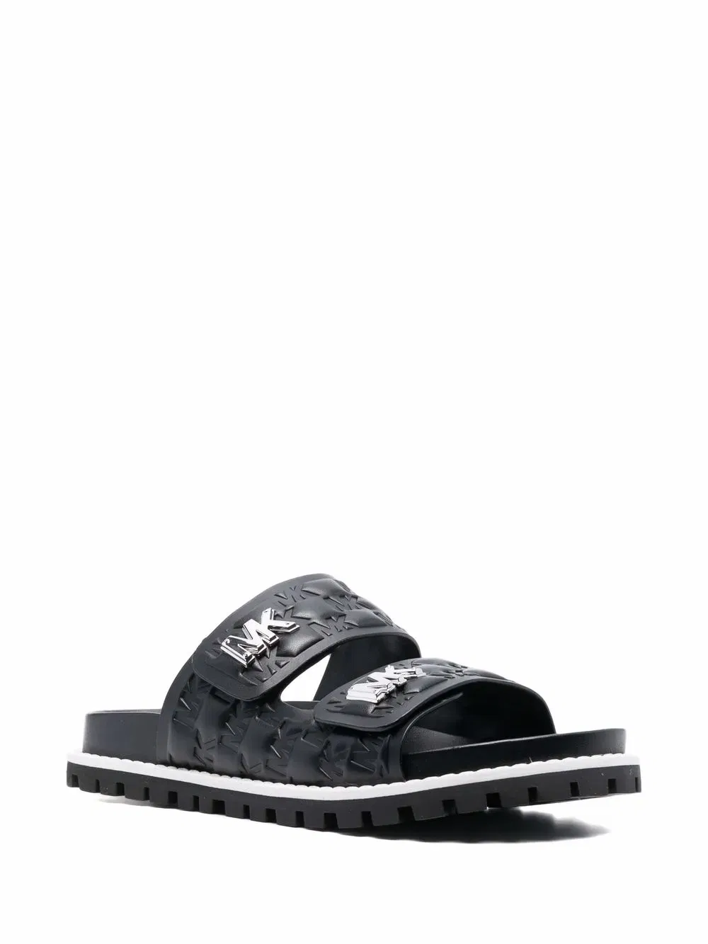 Stark debossed-logo sandals