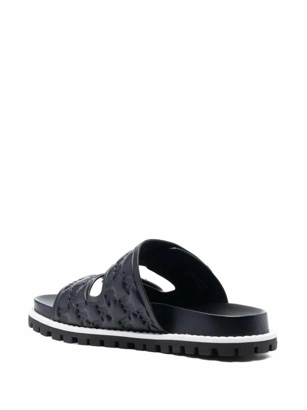 Stark debossed-logo sandals