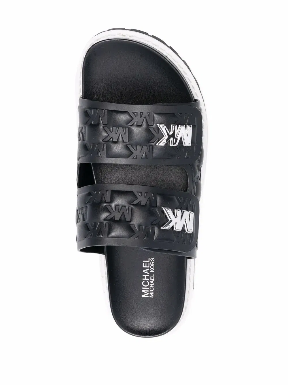 Stark debossed-logo sandals