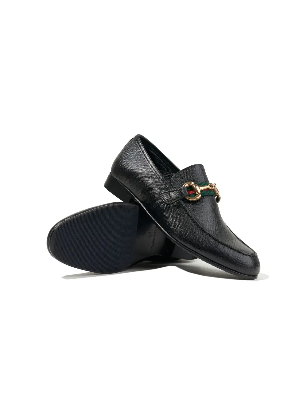 horsebit-detail leather mocassins