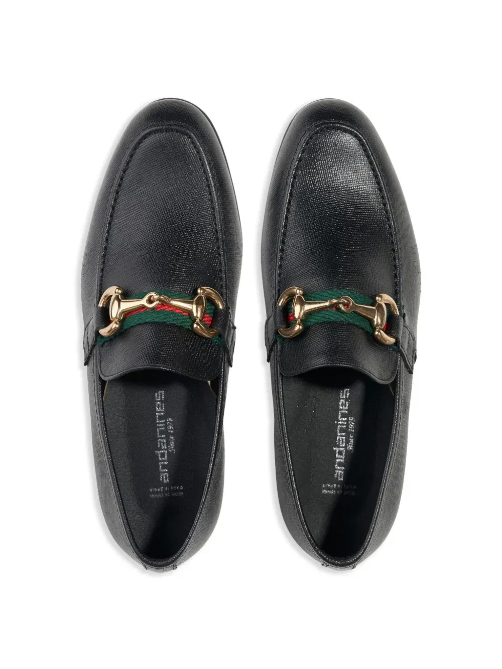 horsebit-detail leather mocassins