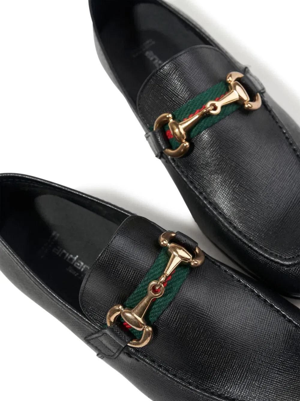 horsebit-detail leather mocassins