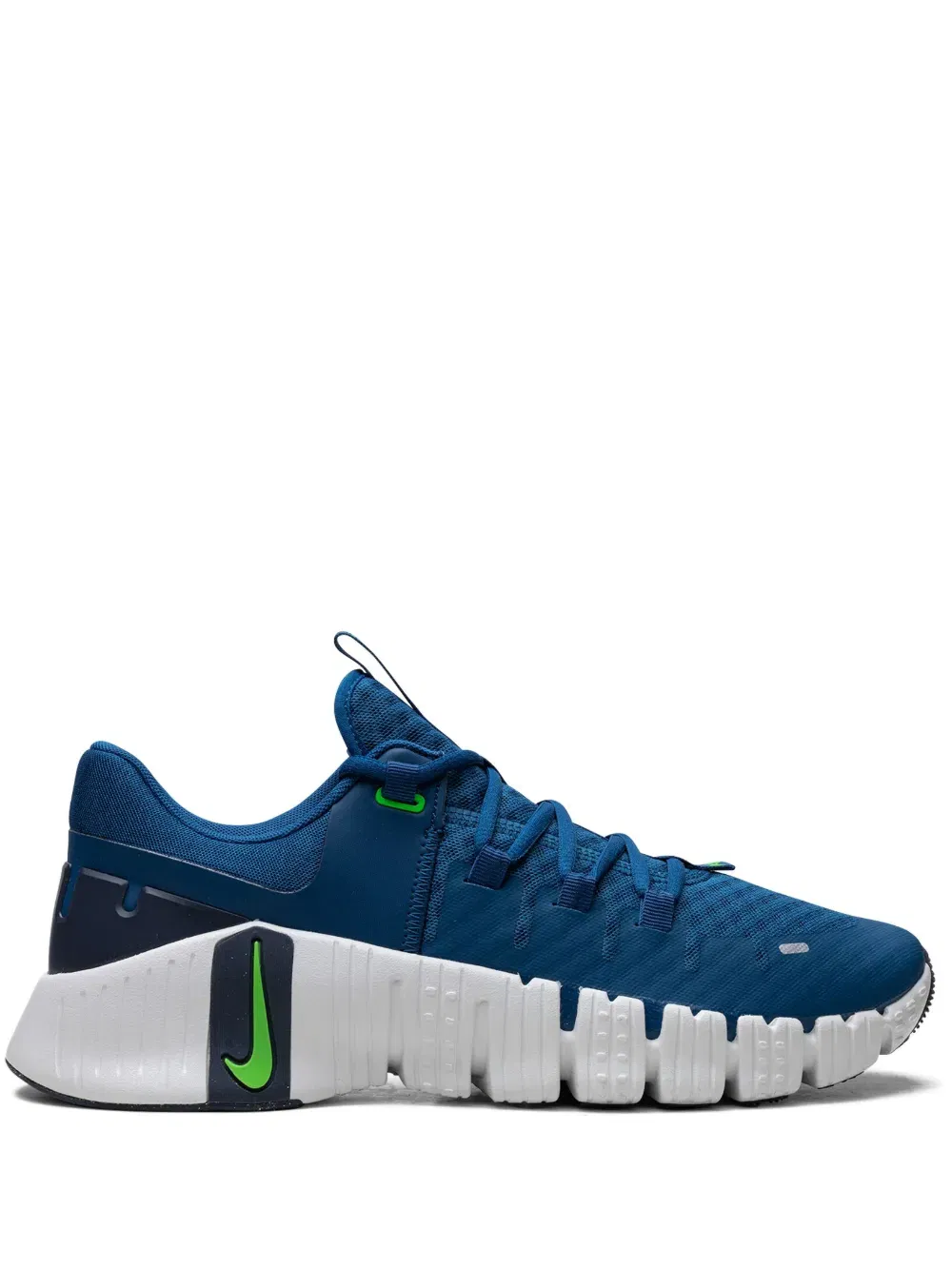 Free Metcon 5 "Court Blue/Green Strike" sneakers