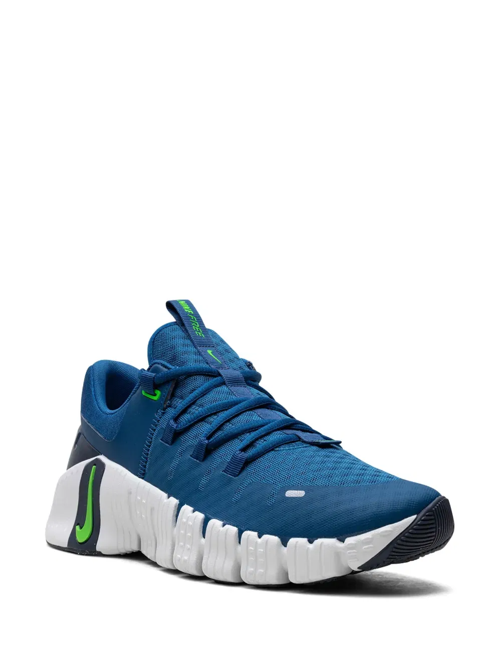 Free Metcon 5 "Court Blue/Green Strike" sneakers