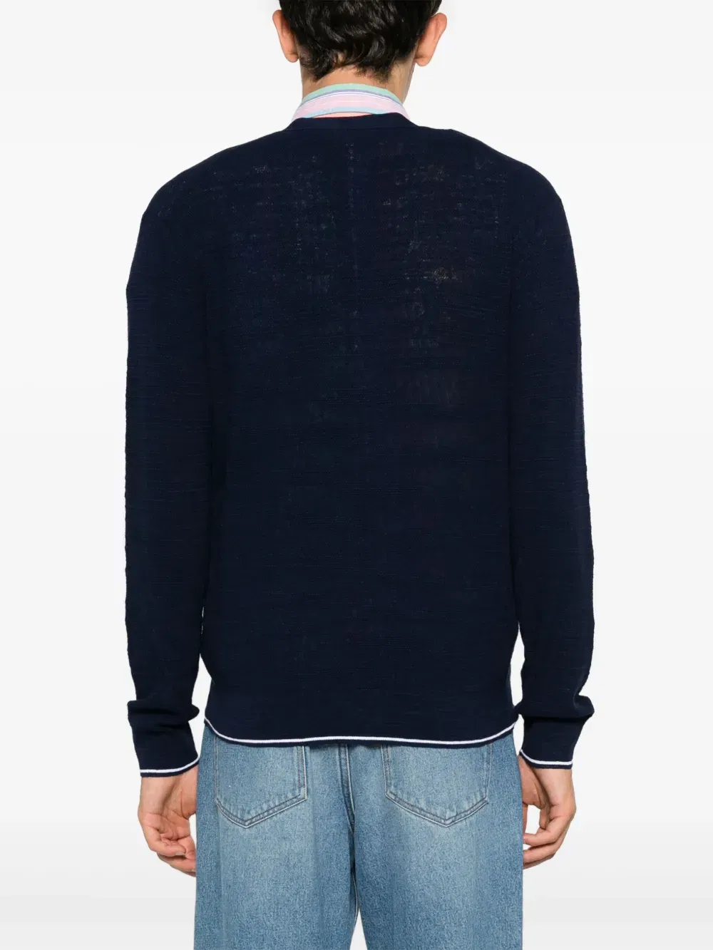 Polo Pony-embroidery cardigan